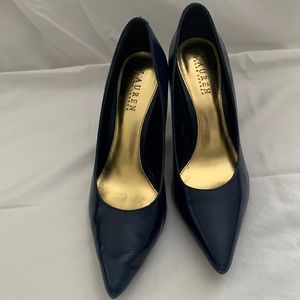 Lauren Ralph Lauren Size 9b Navy Blue Shoes